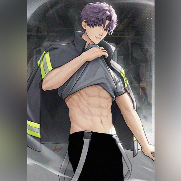 LADS Firefighter A5 Heat Prints