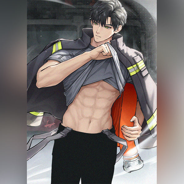 LADS Firefighter A5 Heat Prints