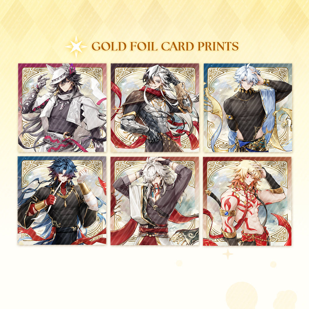 HSR Gold Foil Card Print
